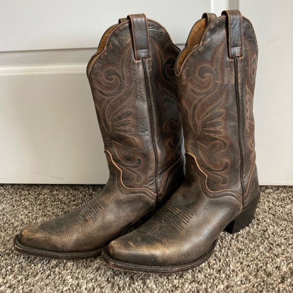 J.B. Dillon 8 1/2 Mexican leather boots - Picture 2 of 5